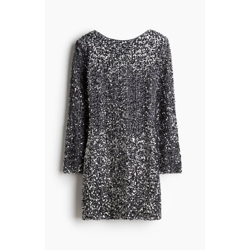 Sparkle Bow Mini Dress