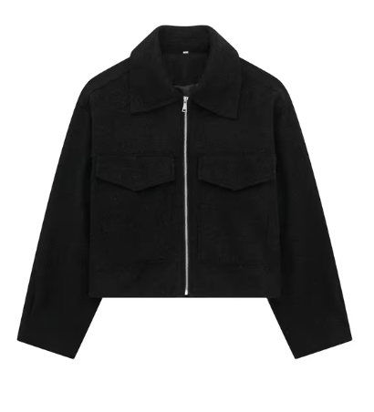 Bouclé Cropped Jacket
