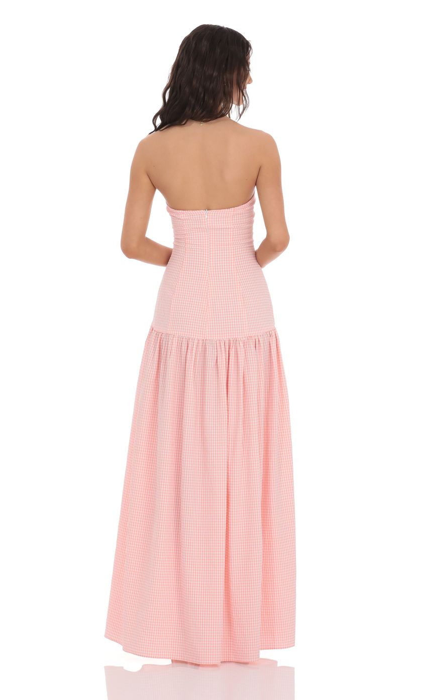 Eleni Strapless Midi Dress