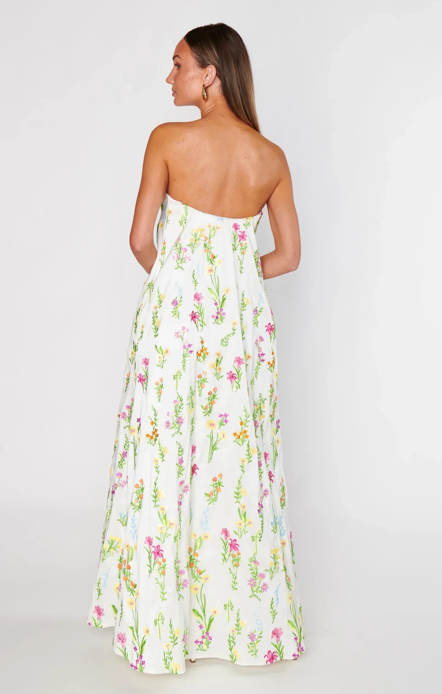 Odilia Flower Maxi Dress