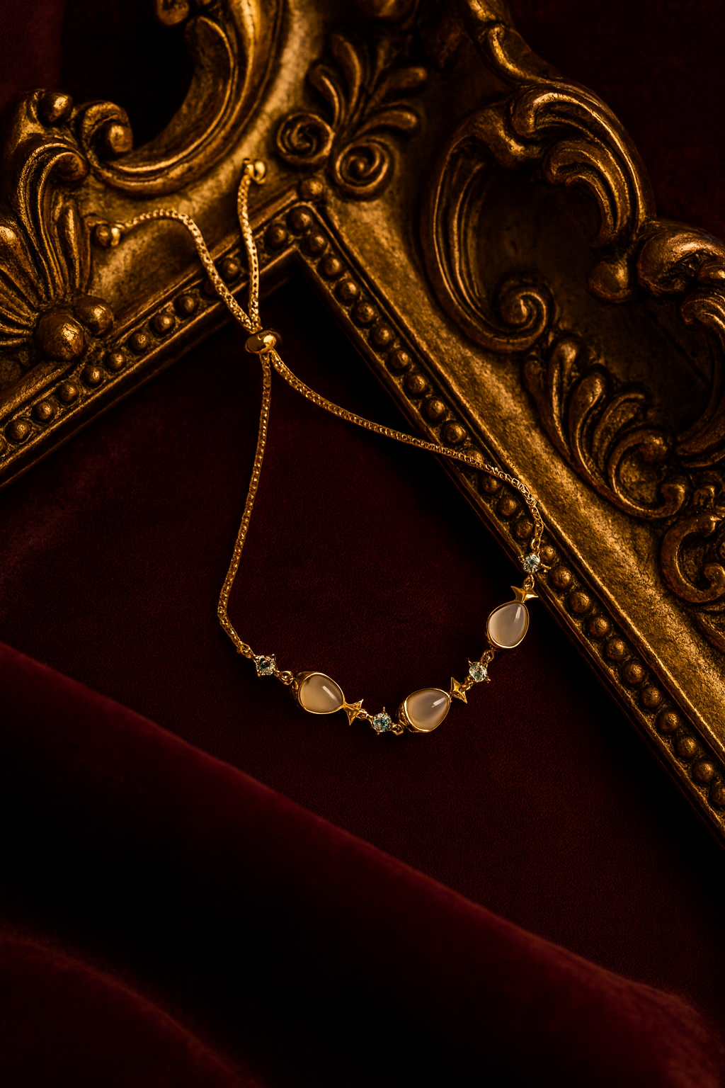 Lumière D’or Gemstone Bracelet - 24k Gold