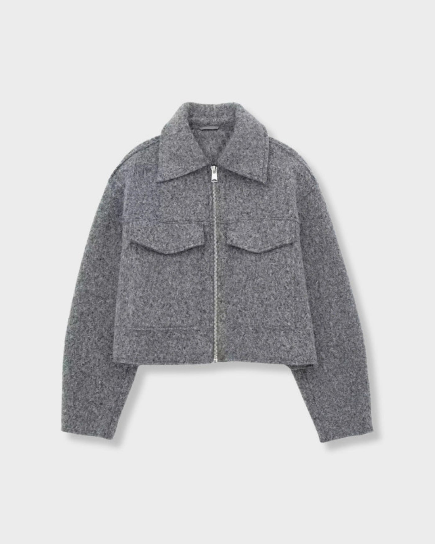 Bouclé Cropped Jacket