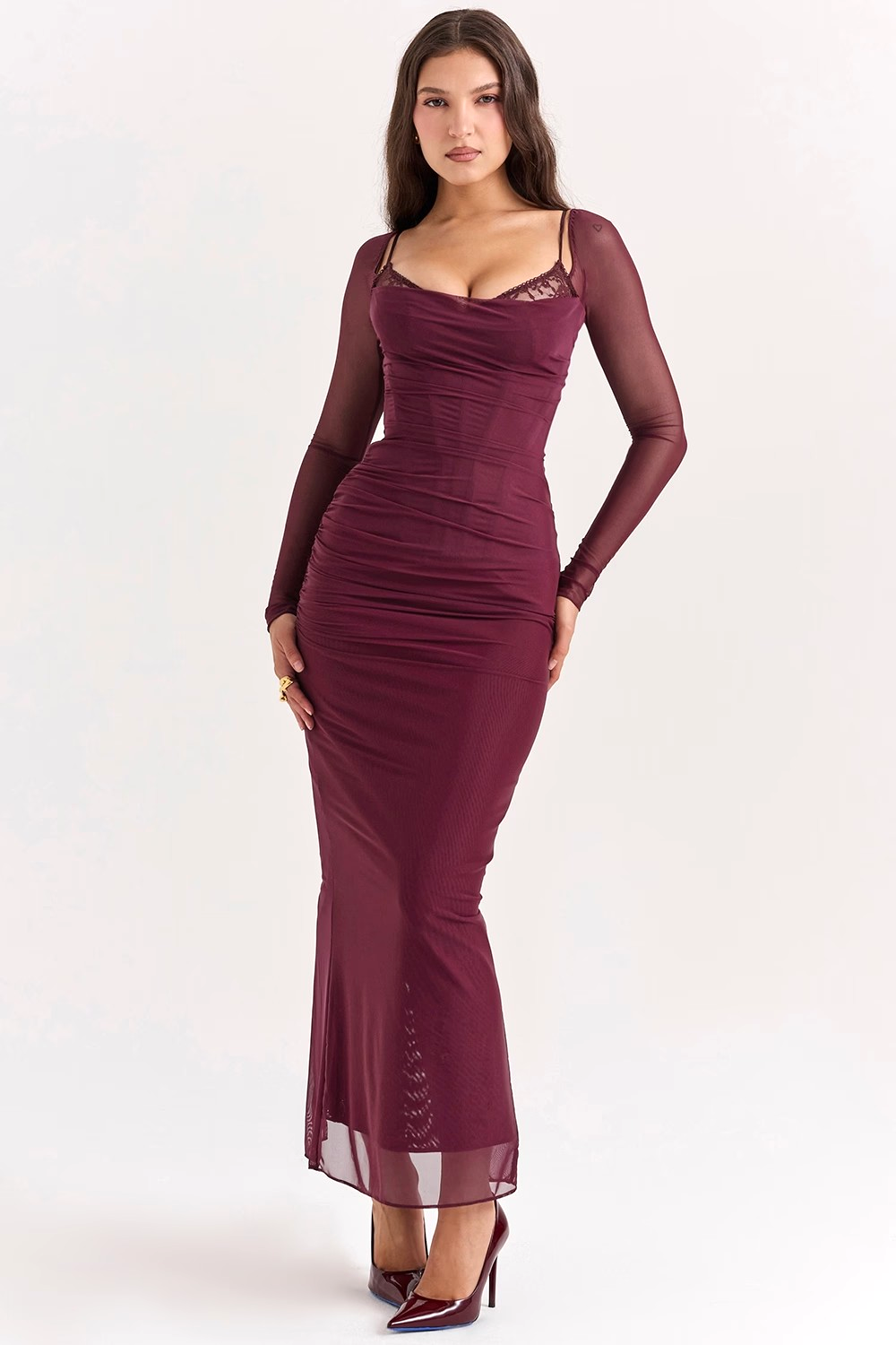 Mystic Elegance Maxi Dress
