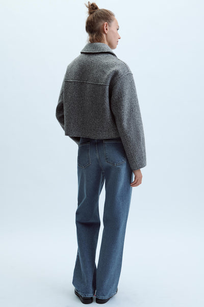 Bouclé Cropped Jacket